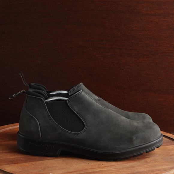 Blundstone Boots Men SZ AU 10 US 11 Rustic BLK 2035 Ankle Leather Casual NWOT - Picture 1 of 15